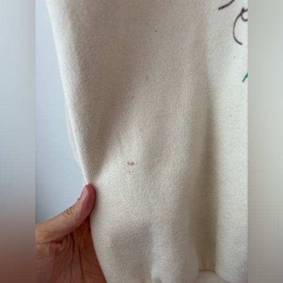 Vintage Cotton Ginny Kids Saving Earth Sweatshirt Made in Canada Oversized 90s - Picture 6 of 12